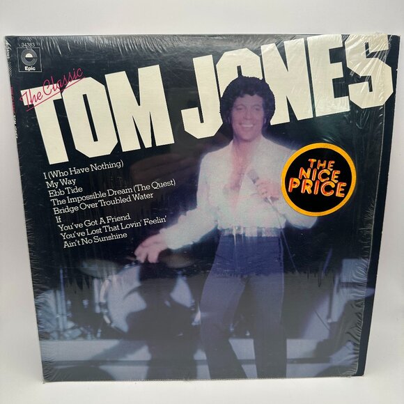 Tom Jones - The Classic - Vintage Vinyl Record 1977 Epic Records Pop Rock - Picture 1 of 7
